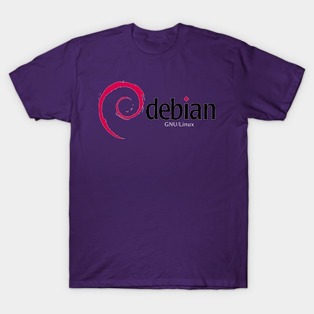 debian T-Shirt by vapor_exhale95